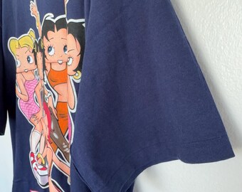 Vintage 90s Betty Boop World T-shirt Mens XL Spice Girls Music