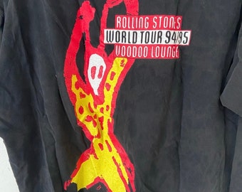 Vintage 1994 Rolling Stones Voodoo Lounge Tour T-shirt Mens XL 90s