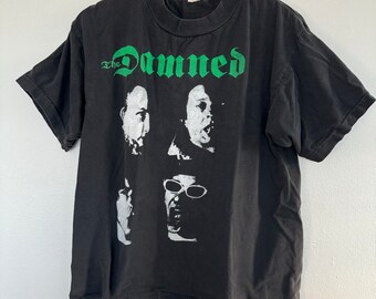Vintage the Damned T-shirt Mens Medium Faded Distressed Music Punk Vintage the Damned T-shirt Mens Medium Faded Distressed Music Punk