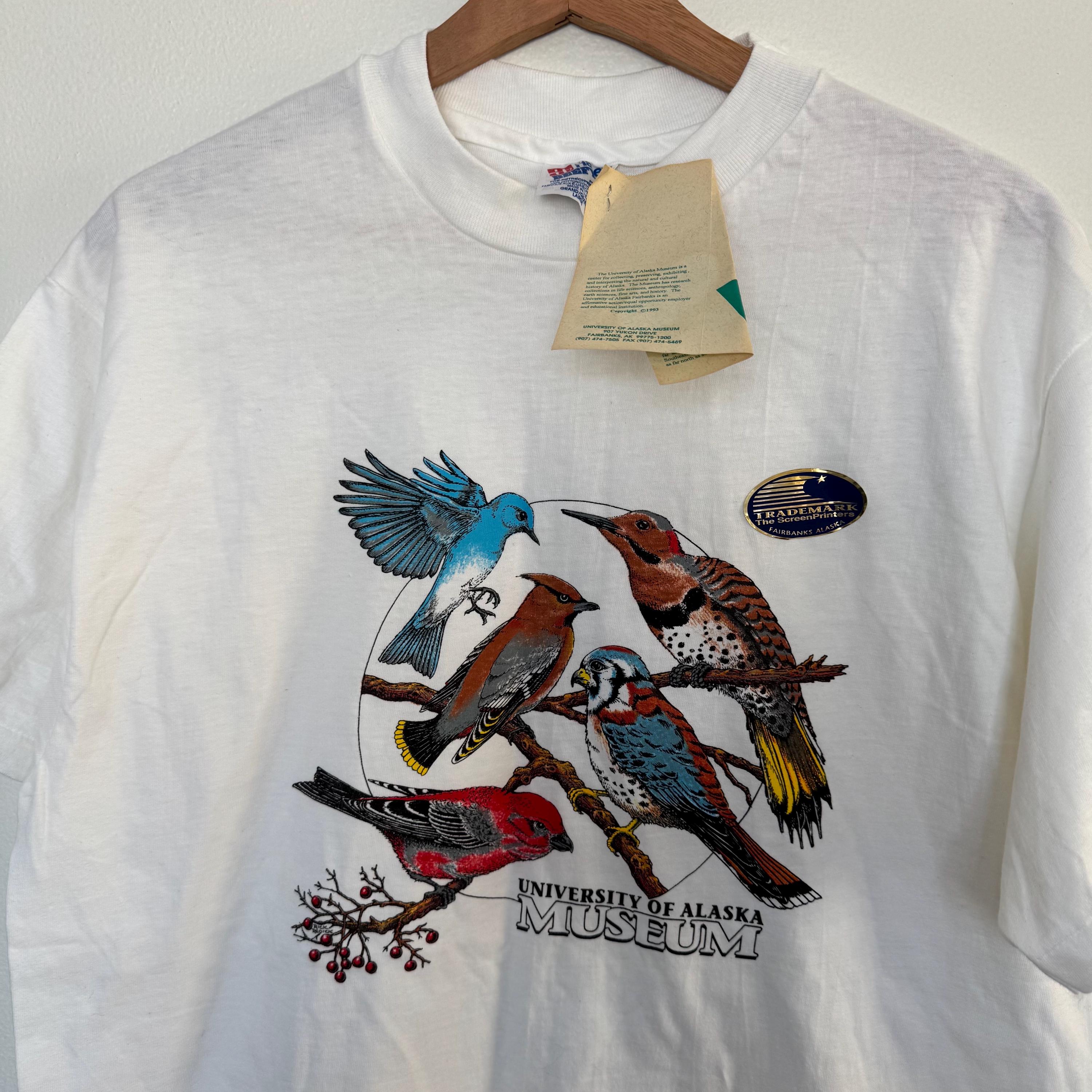 NEW Vintage 90s University of Alaska Museum T-shirt Mens Large
