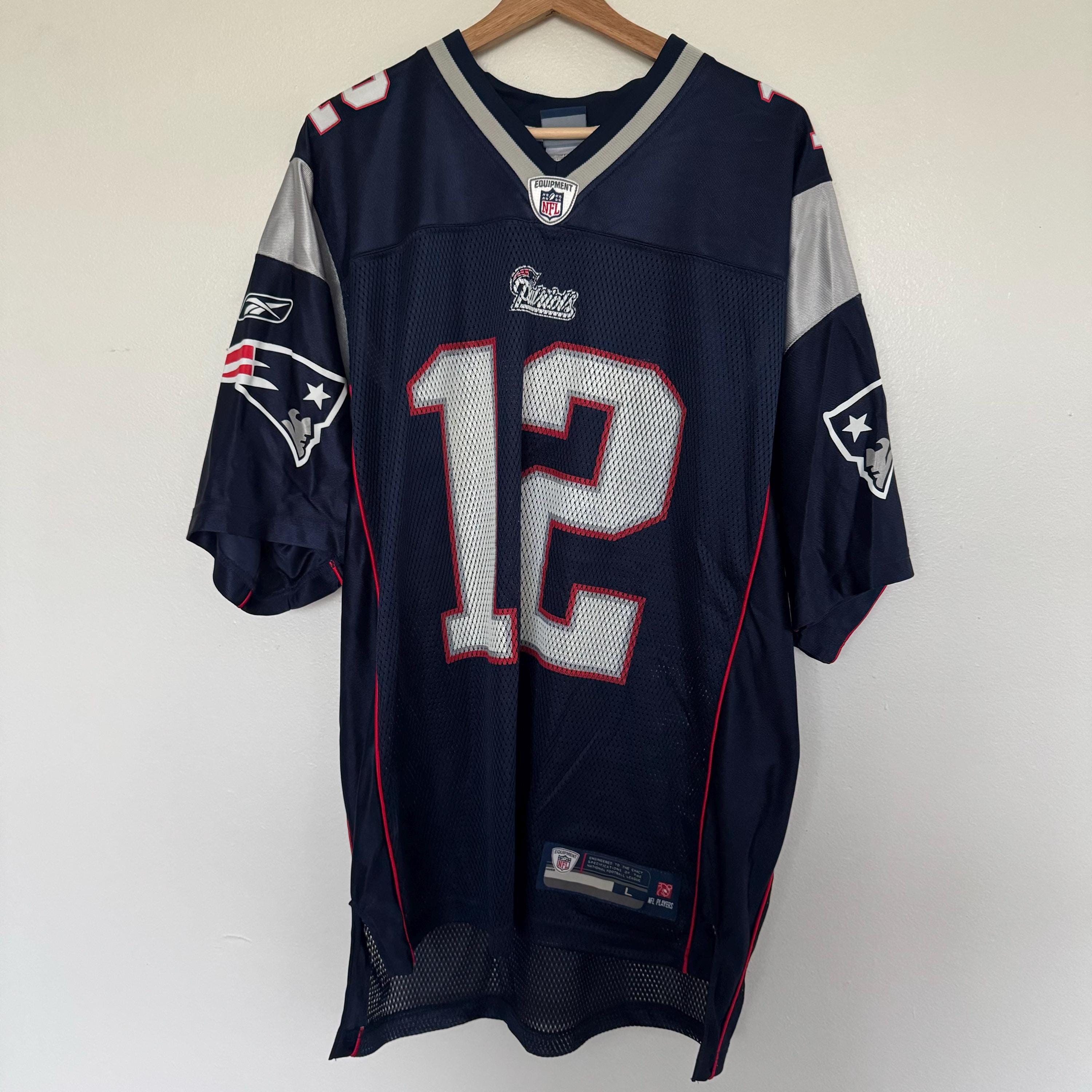 Vintage 90s Reebok Tom Brady New England Patriots NFL Football