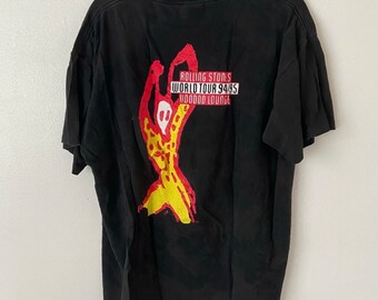 Vintage 1994 Rolling Stones Voodoo Lounge Tour T-shirt Mens XL 90s