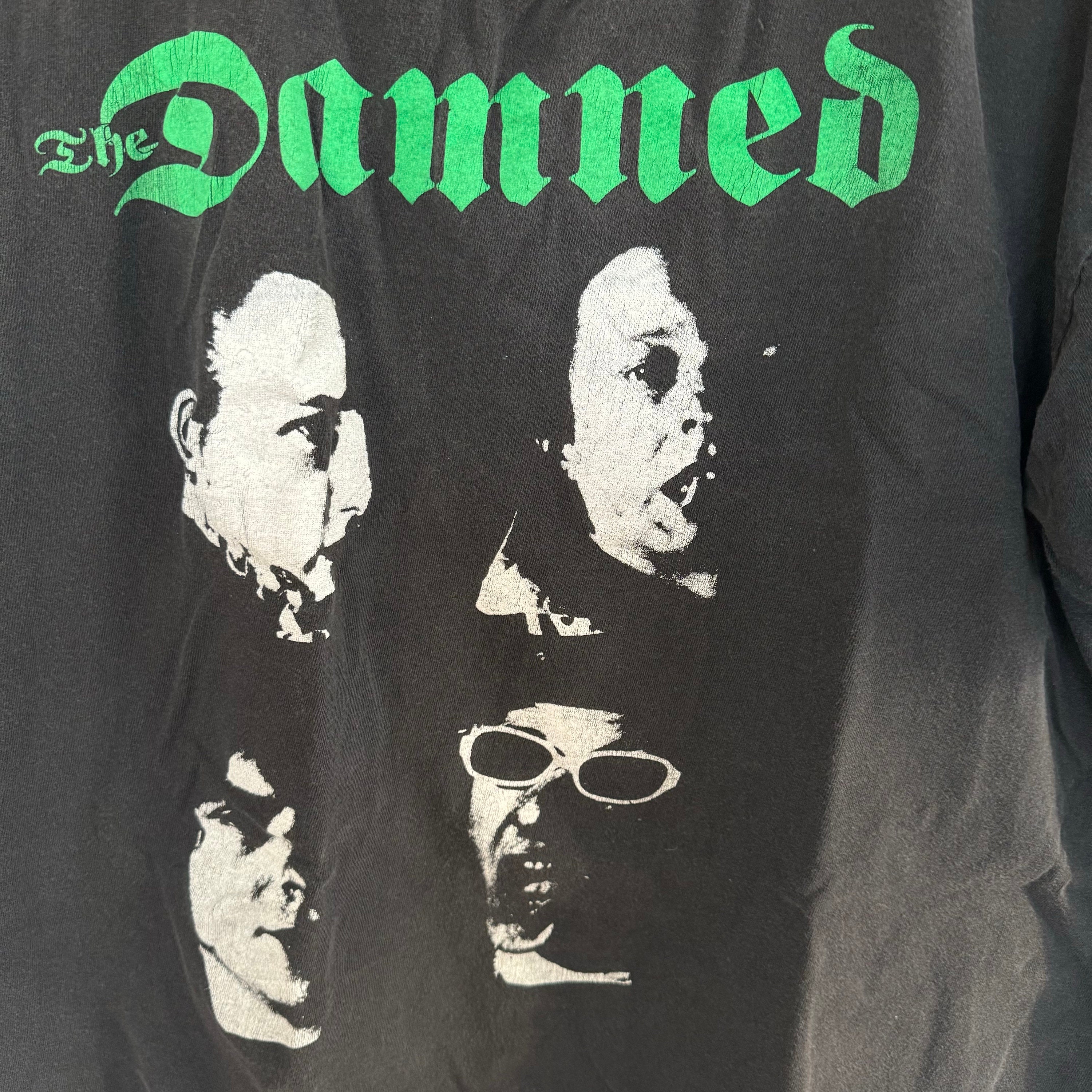 Vintage the Damned T-shirt Mens Medium Faded Distressed Music Punk