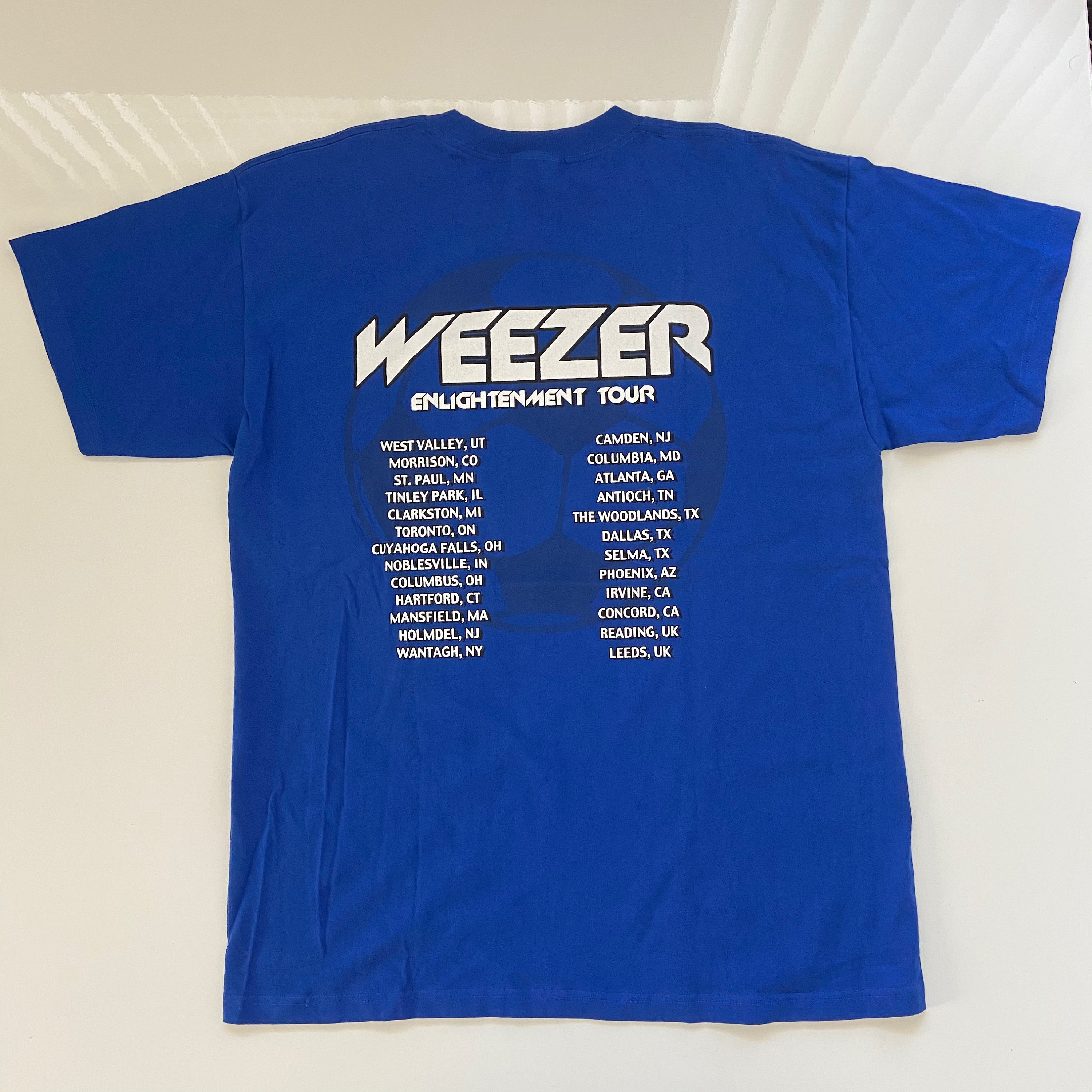 Weezer enlightenment tour shirt adult large mens vintage Etsy