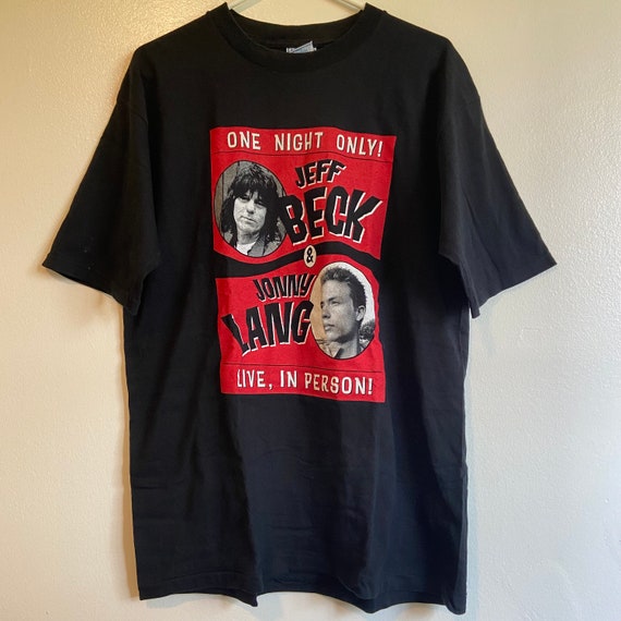 Vintage 1999 Jeff Beck & Jonny Lang Tour T-shirt Mens Large 90s