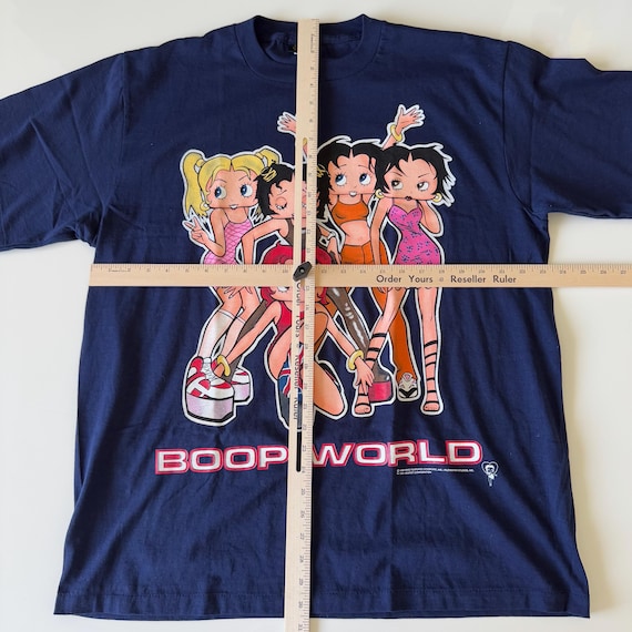 Vintage 90s Betty Boop World T-shirt Mens XL Spice Girls Music