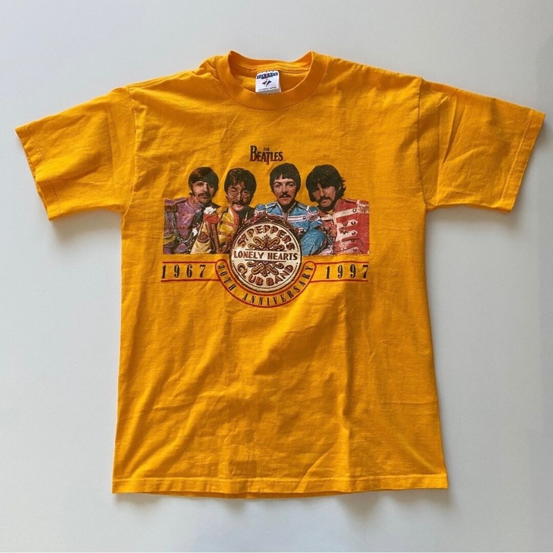 True Vintage 70s Beatles Sgt Peppers Lonely Hearts Tie Dye T