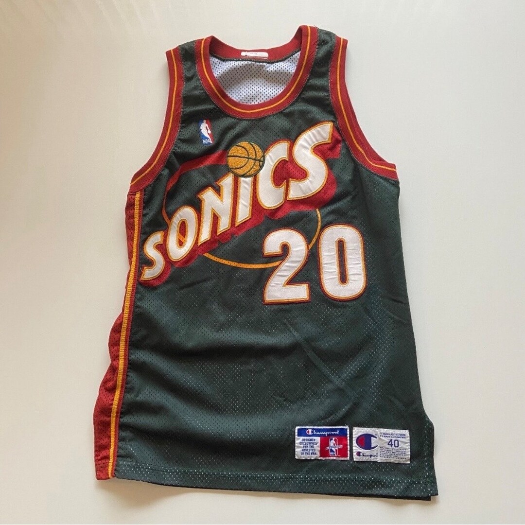 Champion Gary Payton Seattle Supersonics NBA Basketball