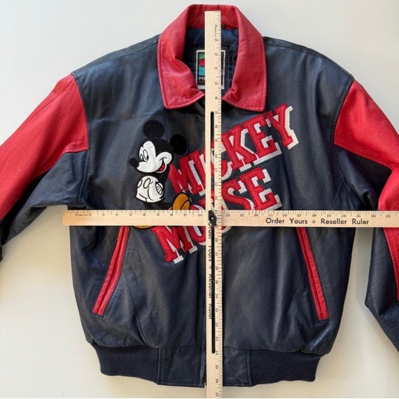 Mickey Unlimited Mickey Mouse Leather Jacket Adul… - image 8