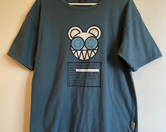 Radiohead w.a.s.t.e オフィシャル Tshirt Radiohead WASTE Kid A Amnesiac Orange T-shirt Official Merch