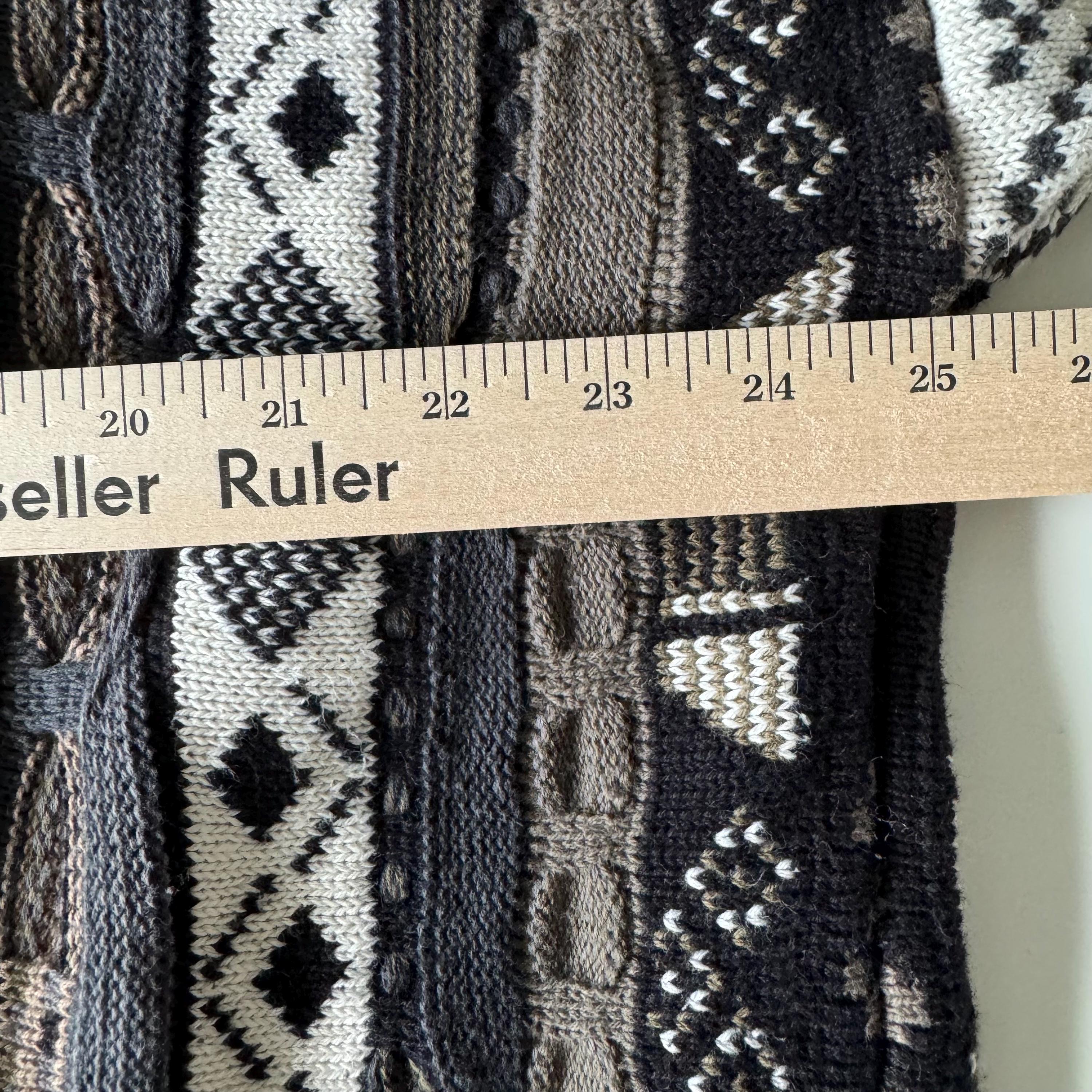 COTTON TRADERS 古着　3Dニット　ビンテージ　COOGIライク Cotton Traders Sweater Adult XXLT 2XLT Mens Vintage Clothing
