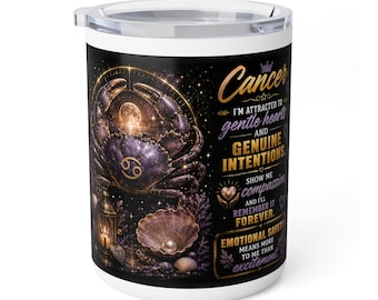 Cancer zodiac mug, Cancer constellation mug, astrology coffee mug, horoscope mug, Cancer birthday gift, crab constellation mug