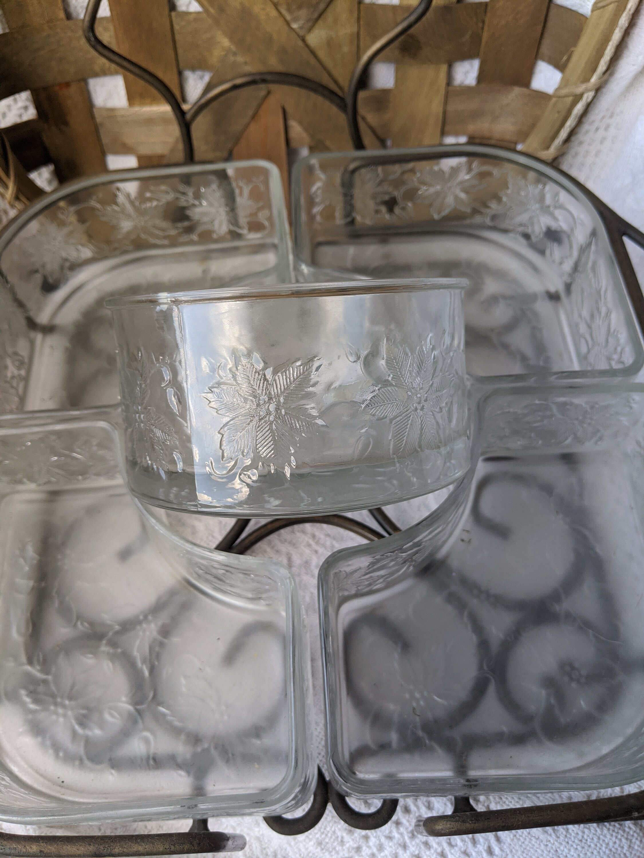 Princess House Fantasia Design Vegetable and Dip Serving Tray Etsy