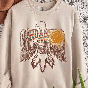 Roam Free Western Boho Sweatshirt