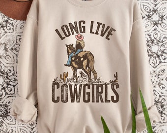Long Live Cowgirls Western Sweatshirt