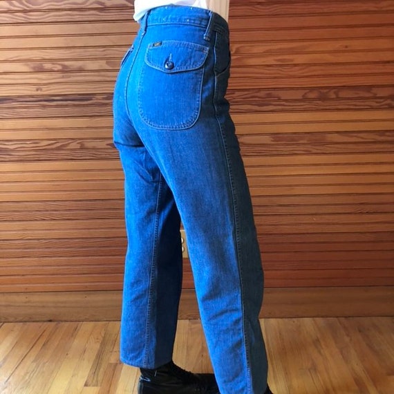 lee high rise wide leg jeans