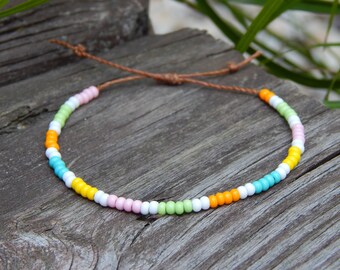 Two colours Leaden and white Anklet Beads Two colours Leaden and white Anklet Beads
