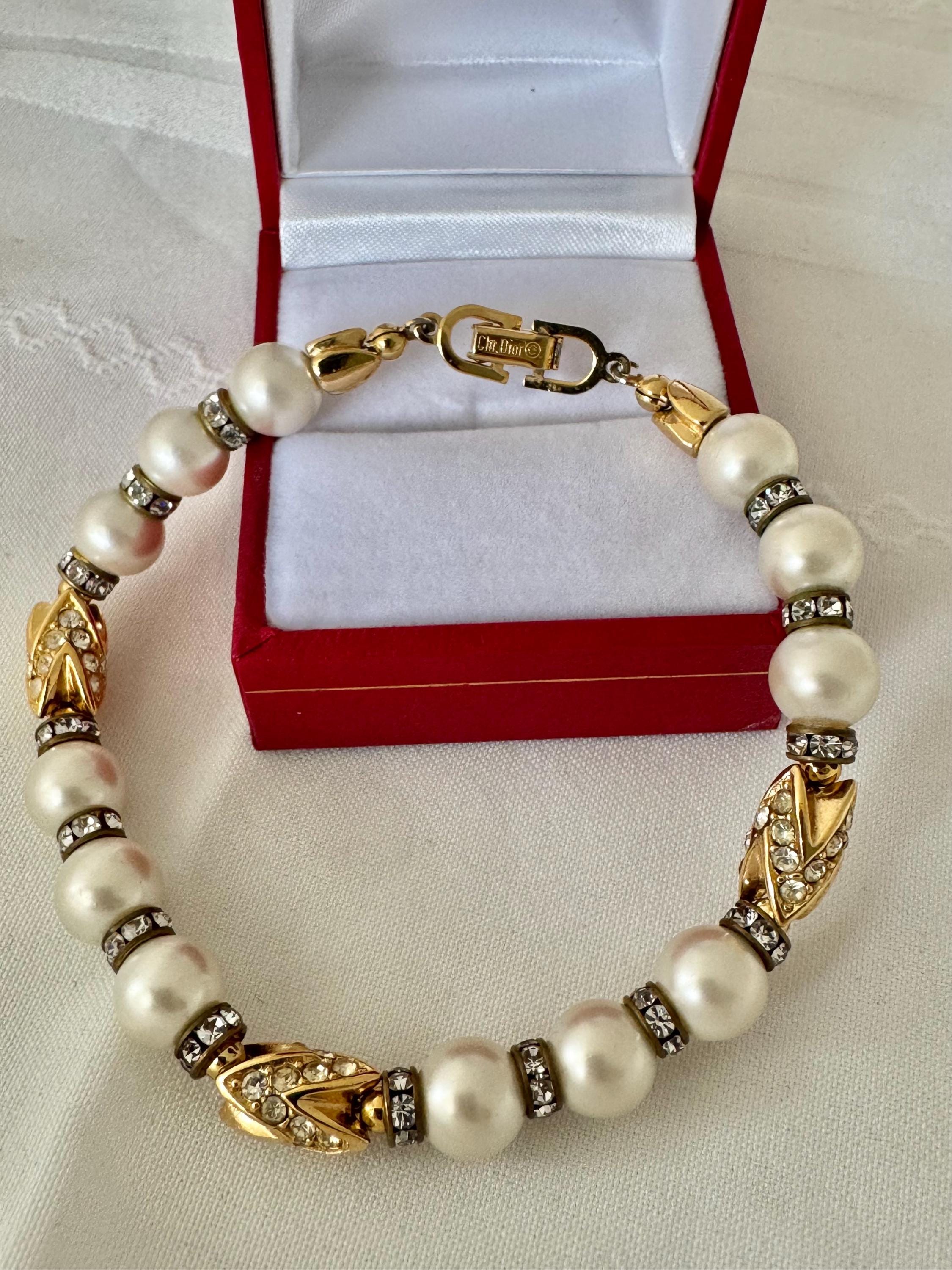 Vintage Christian Dior Bracelet - Etsy