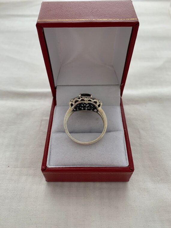 Ruby Garnet Color Heart Shape Simulated Gemstone … - image 5