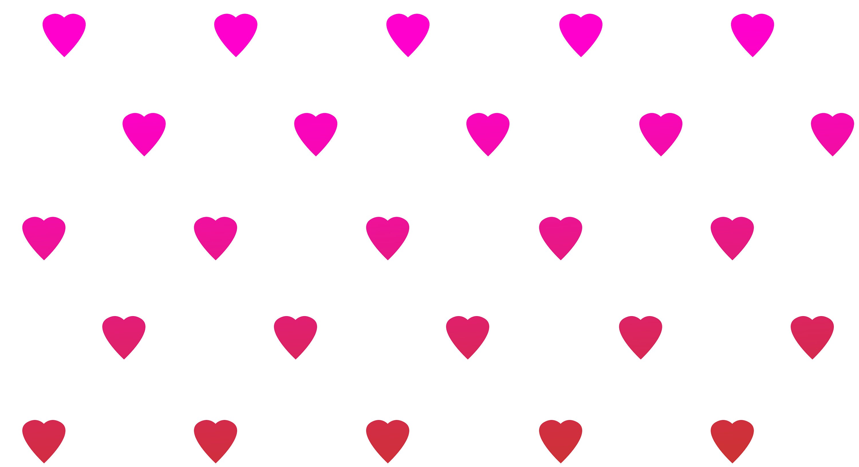 Gradient 2d And 3d Heart Vector Etsy