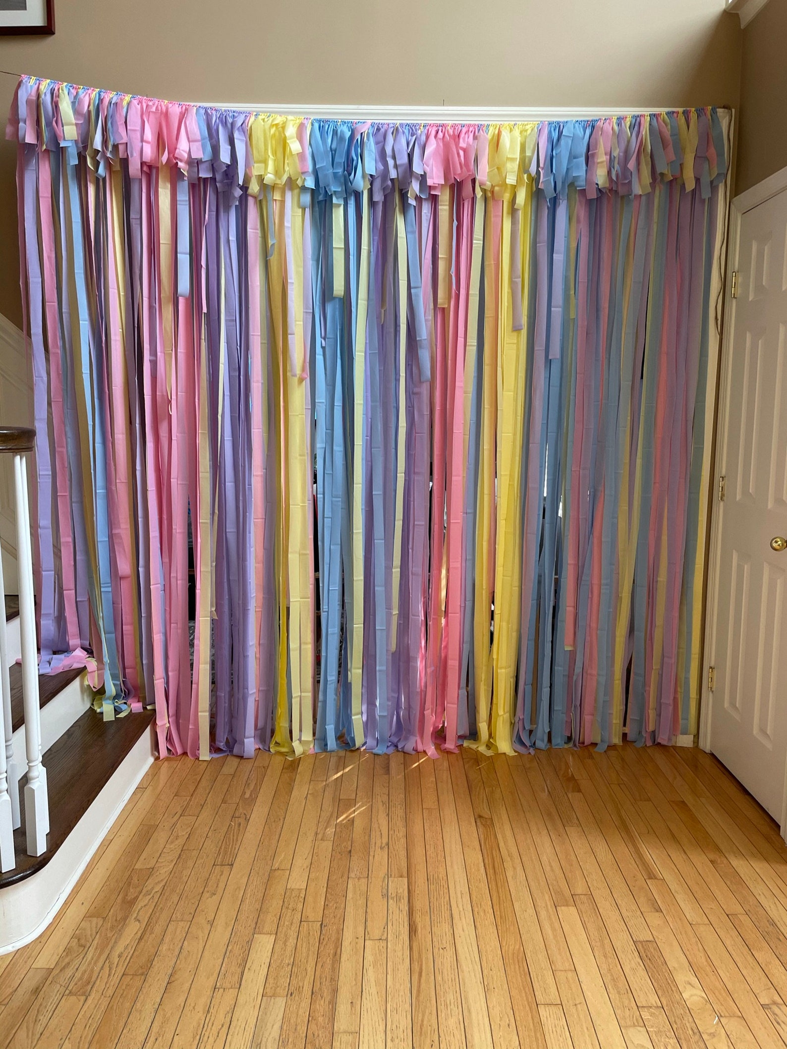 Fringe Pastels Backdrop Tablecloth Fringe 8 X 8 Backdrop Etsy UK