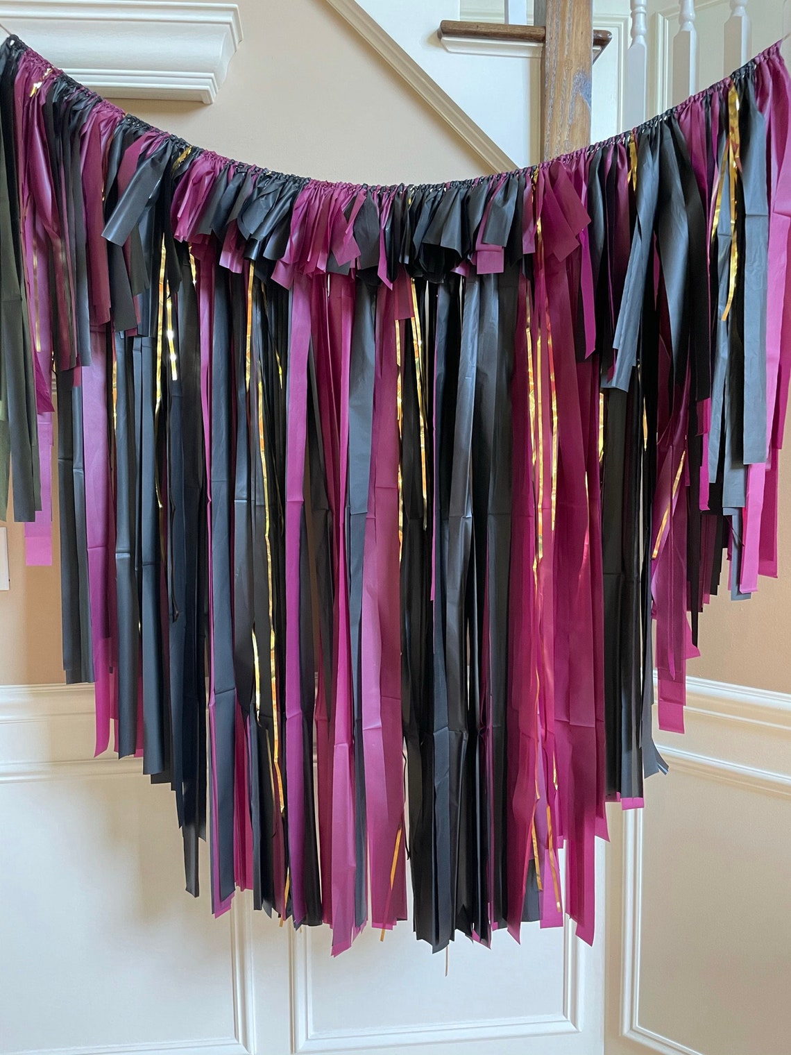 Fringe Backdrop Burgundy Black Backdrop 8ft X 8ft Tablecloth Etsy