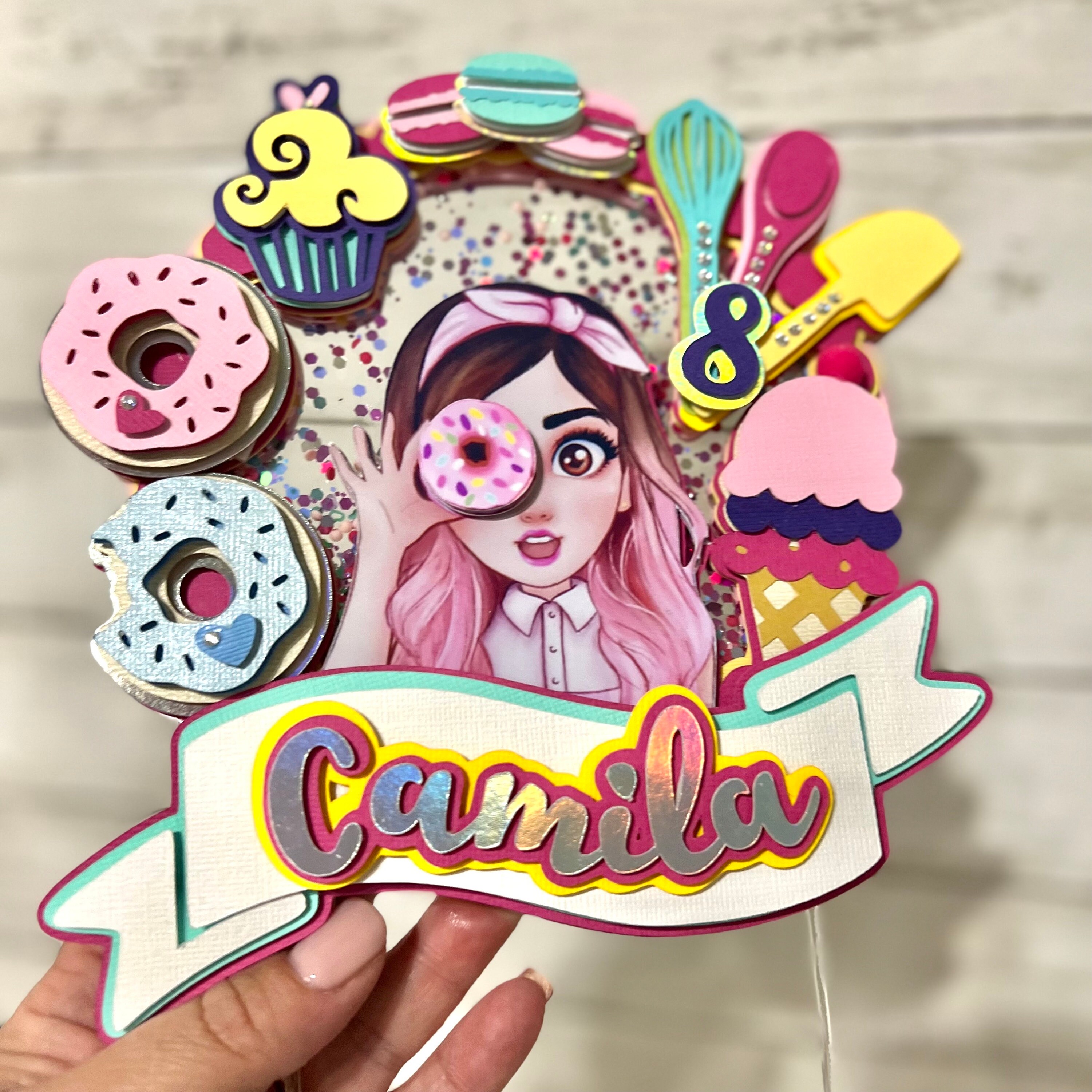 Cupcakes cake topper