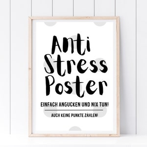 Din A4 Kunstdruck ohne Rahmen Lustiger Spruch Anti Stress Poster