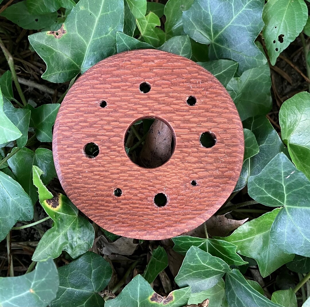 Leopardwood Diz With 9 Holes to Make Your Own Roving 100 Natural