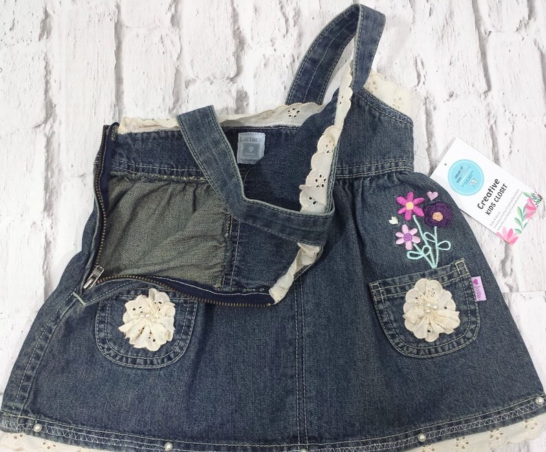 baby jean overall dress