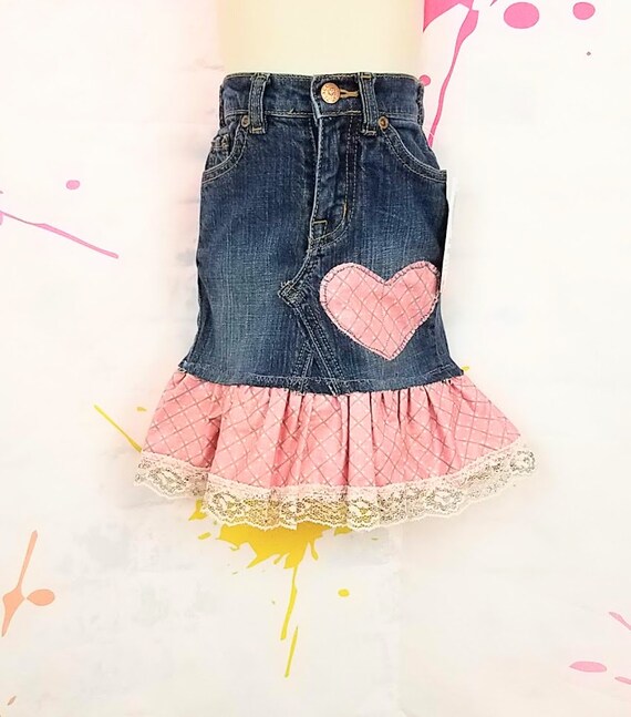 infant jean skirt