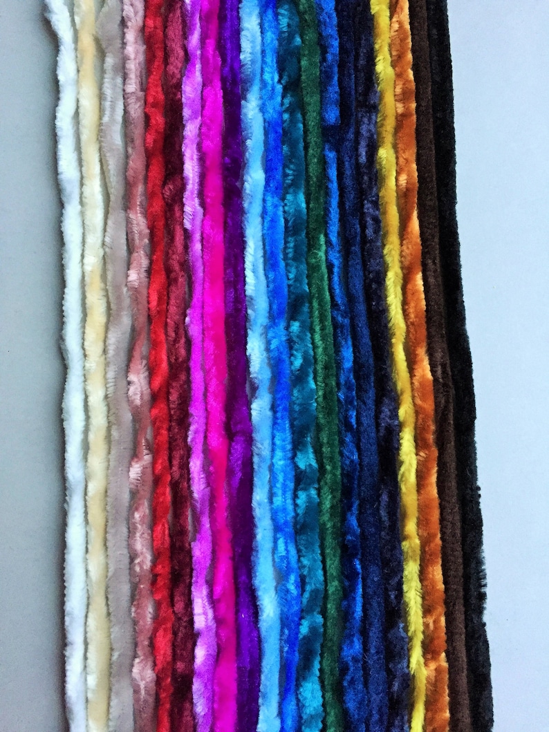 5mm Round Chenille Thread, Soft Yarn for Embroidery, 3 Meters Etsy