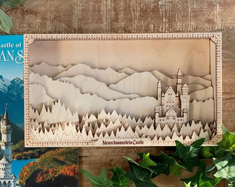Neuschwanstein Castle Bookscape Diorama