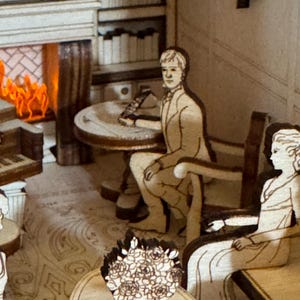 Pride and Prejudice booknook - DIY kit image 6