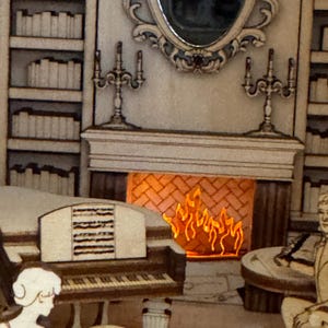 Pride and Prejudice booknook - DIY kit image 8