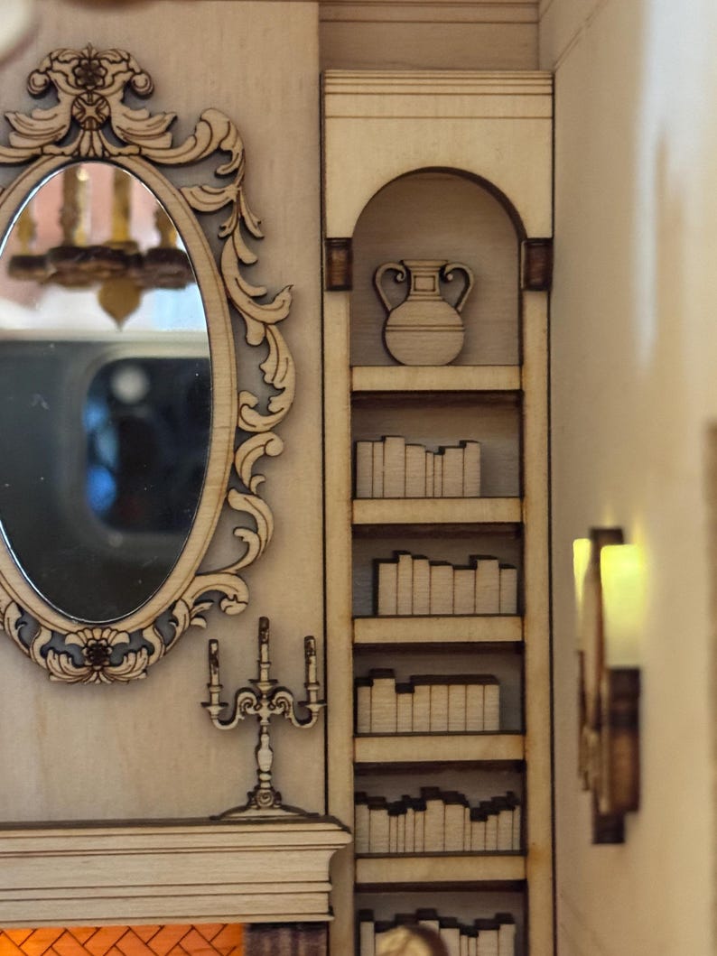Pride and Prejudice booknook - DIY kit image 10