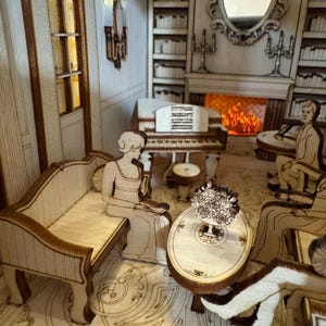 Pride and Prejudice booknook - DIY kit image 5