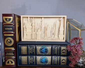 Tower Battle Bookscape Diorama