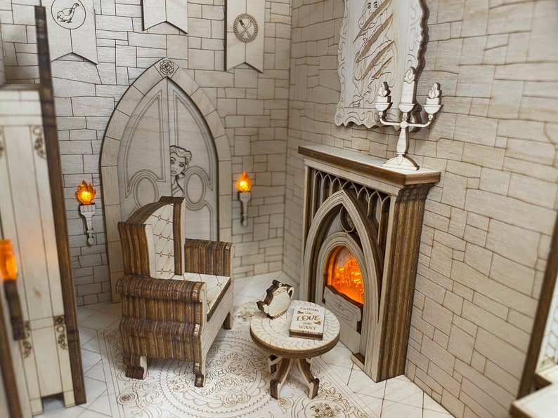 Beauty and the Beast booknook - DIY kit image 3