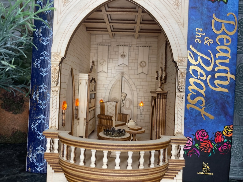Beauty and the Beast booknook - DIY kit image 5