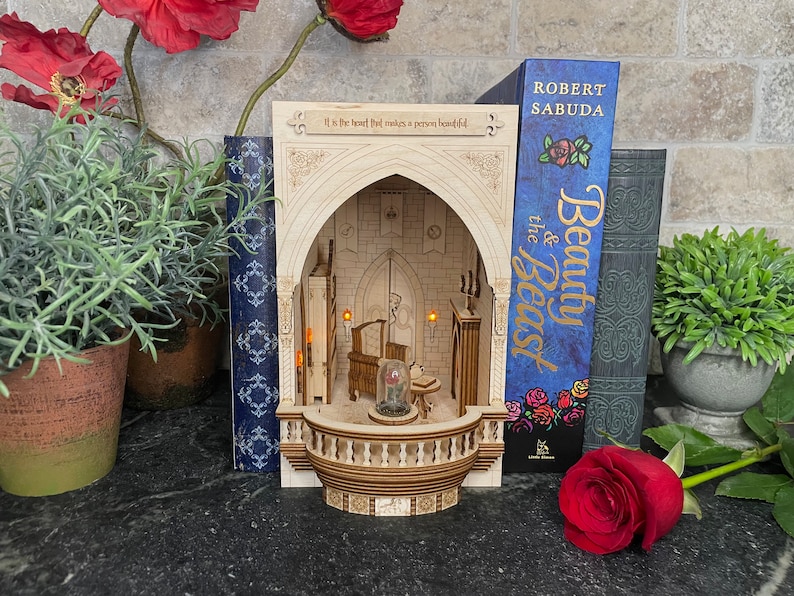 Beauty and the Beast booknook - DIY kit image 1