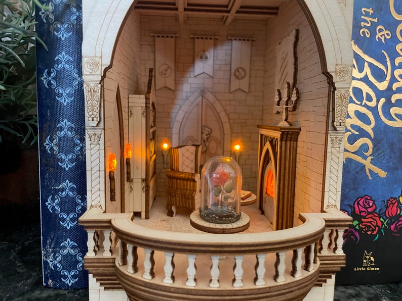 Beauty and the Beast booknook - DIY kit image 6