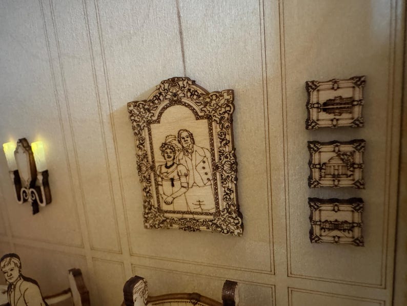 Pride and Prejudice booknook - DIY kit image 7
