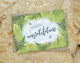 Cogratulations - Ferns & Sky Card