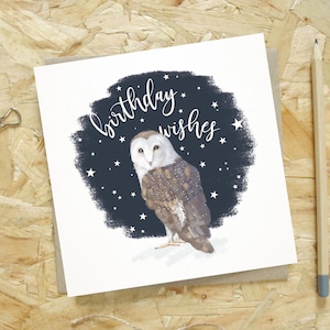 Owl Birthday Card