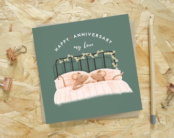 Mouse Anniversary Card