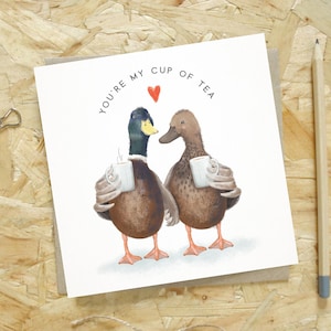 Duck Anniversary Card