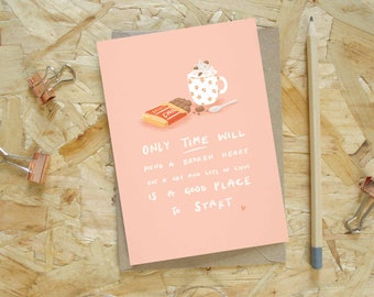 Chocolate Break Up Card