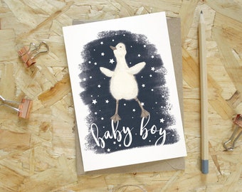 Baby Boy New Born Card
