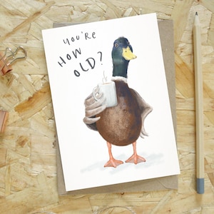 Duck Birthday Card